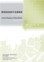 Central Registry of Drug Abuse Sixty-first Report