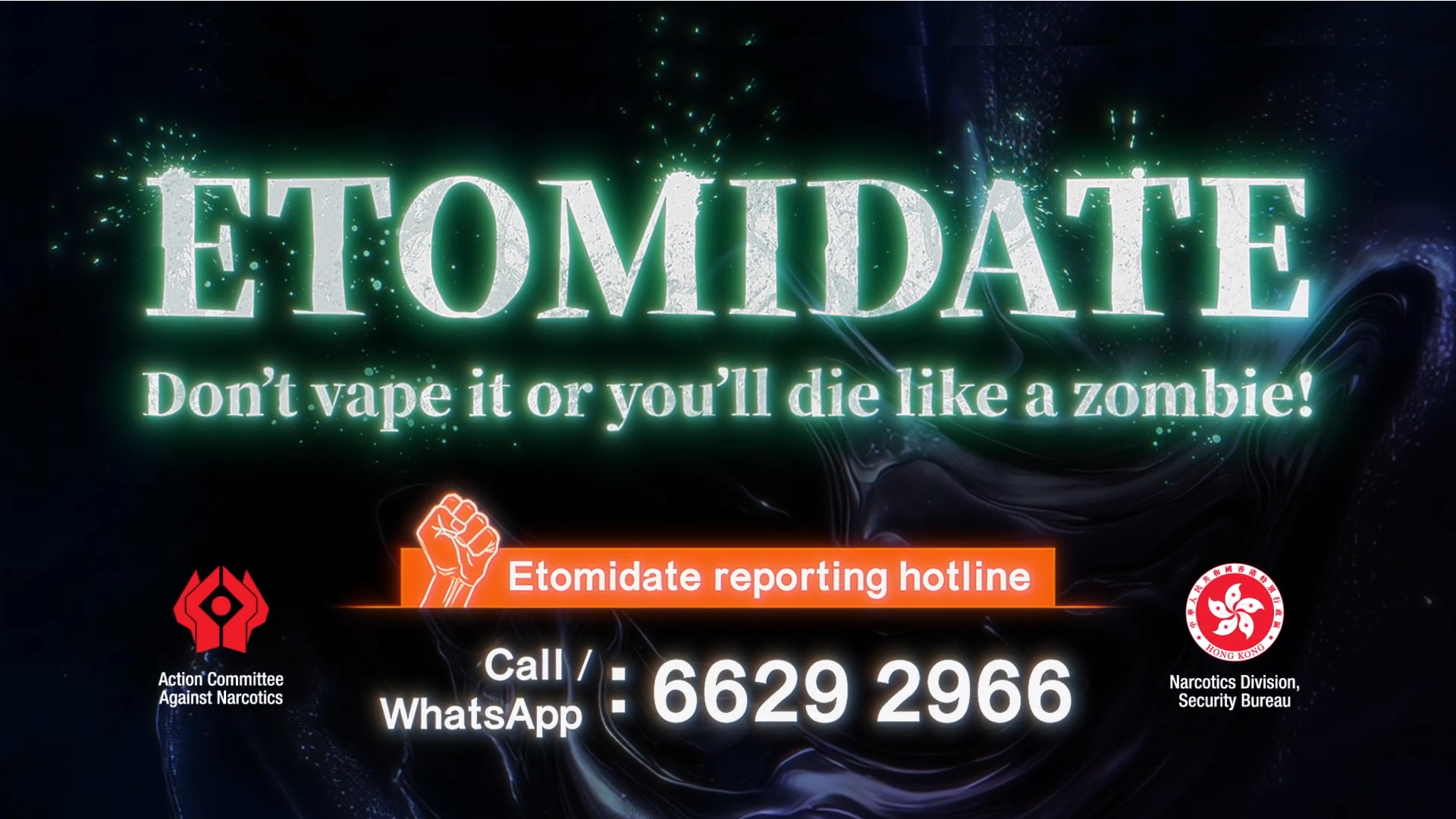 Etomidate – don’t vape it or you’ll die like a zombie!