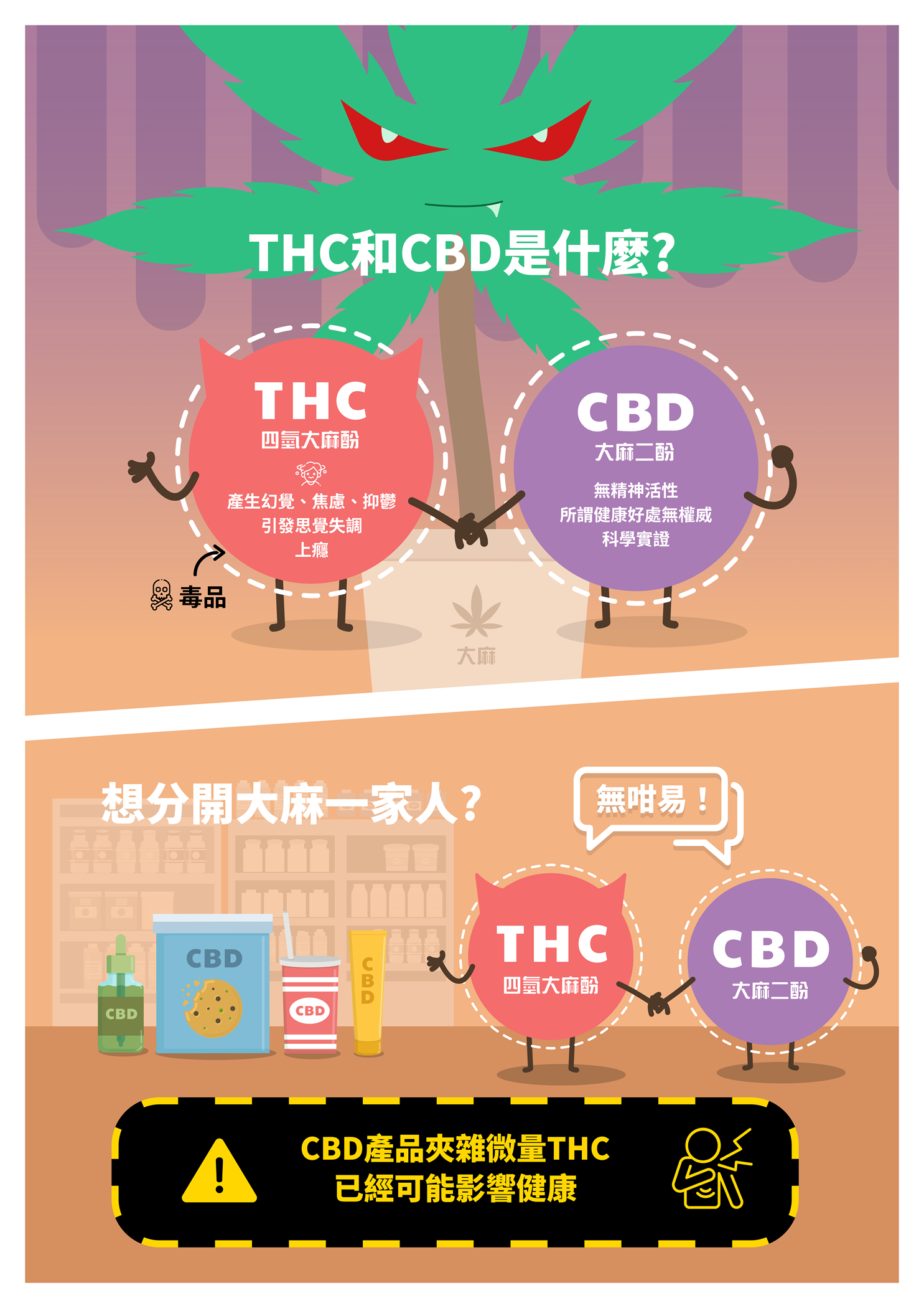 THC 和 CBD 是什麼?